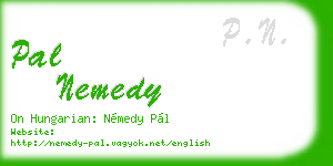 pal nemedy business card