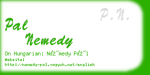 pal nemedy business card